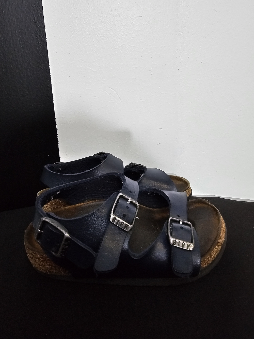 Birkenstock Kids Navy Blue Two-Strap Sandals
